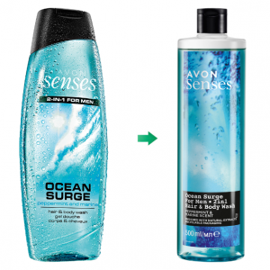 Żel do mycia ciała i włosów dla Niego Ocean Surge 500 ml
