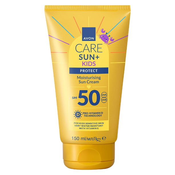 Krem do opalania dla dzieci z SPF 50 Avon Care Sun – 150 ml