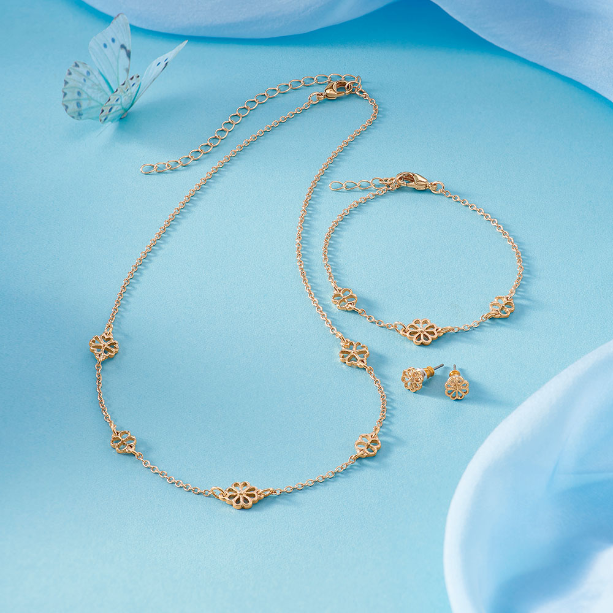 Komplet biżuterii Cassandra Gold Color Group