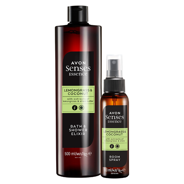 Zestaw kosmetyków Trawa Cytrynowa i Kokos z eliksirem