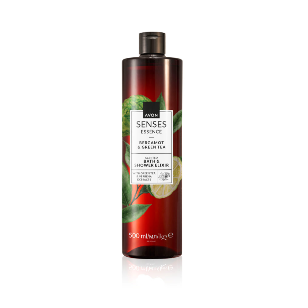 Eliksir do kąpieli i pod prysznic Bergamotka i Zielona Herbata 500 ml