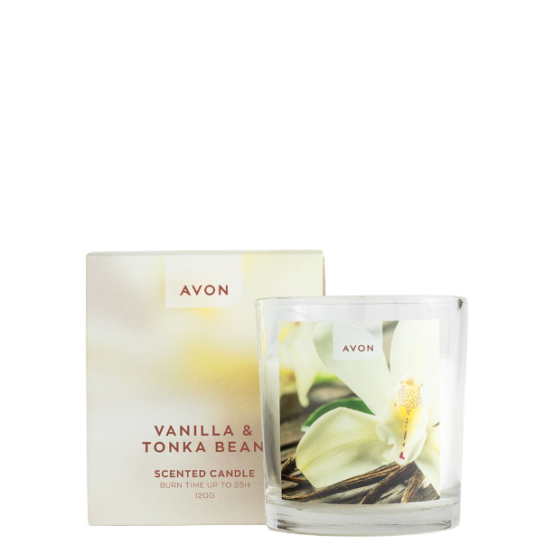 Świeczka zapachowa Wanilia i Fasola Tonka Whites