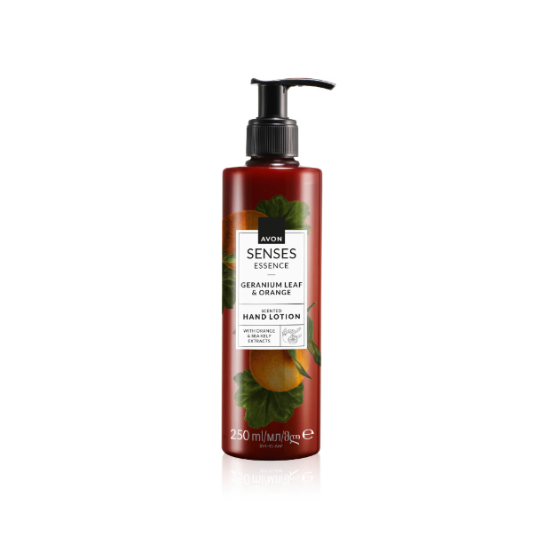 Lotion do rąk Liść Geranium i Pomarańcza Senses Essence – 250 ml