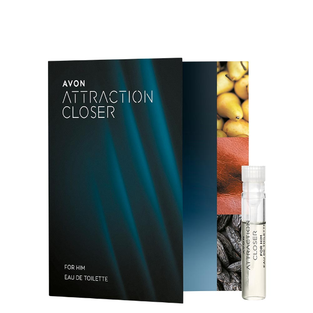 Attraction Closer dla Niego woda toaletowa – ulotka z próbką