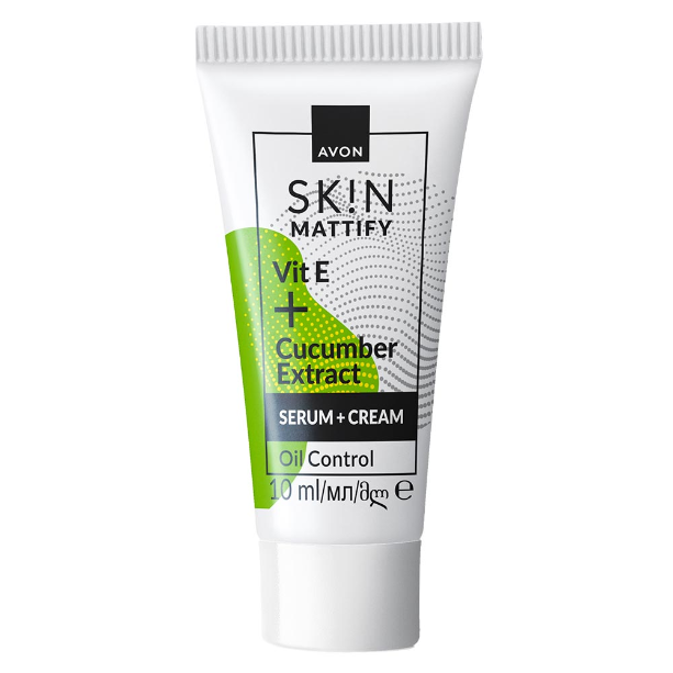 Matujące serum i krem do twarzy 2 w 1 – miniwersja