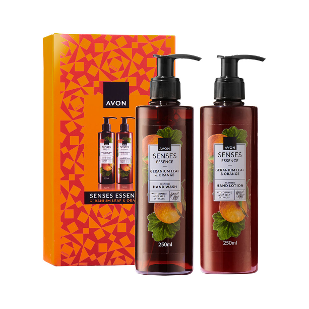 Zestaw upominkowy Senses Essence Liść geranium i pomarańcza