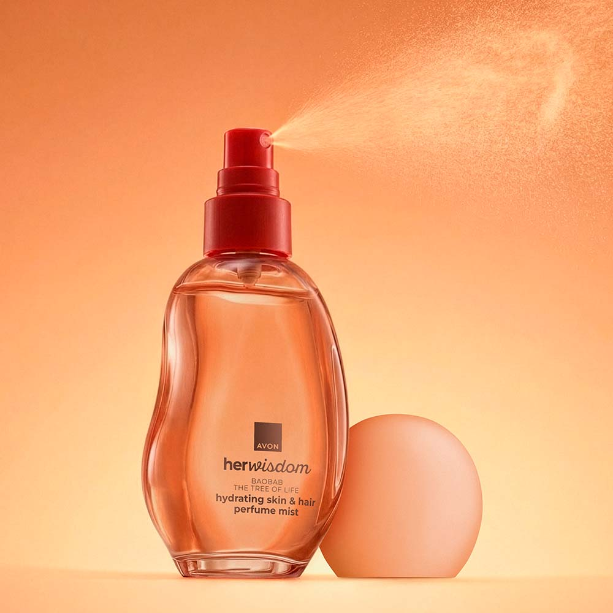 Nawilżająca perfumowana mgiełka do ciała i włosów Baobab 100 ml